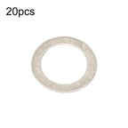 ZTTO Bicycle Pedal Stainless Steel Washer Mountain Bike Disc Protection Gasket, 20pcs 20pcs