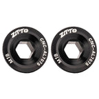 2pcs ZTTO Bicycle Aluminum Alloy Crank Cover Mountain Bike Crank Screws, M18 Black, M18 Red, M18 Blue, M19 Black, M19 Red, M19 Blue, M20 Black, M20 Red, M20 Blue M18 Black