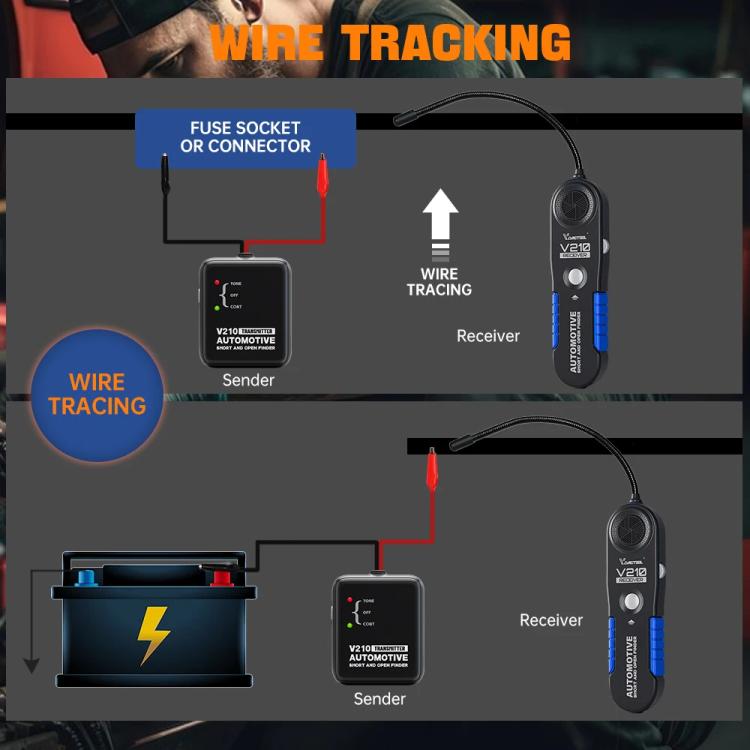 VDIAGTOOL 6-42V Automotive Circuit Tester – Durable Build, Easy to Use