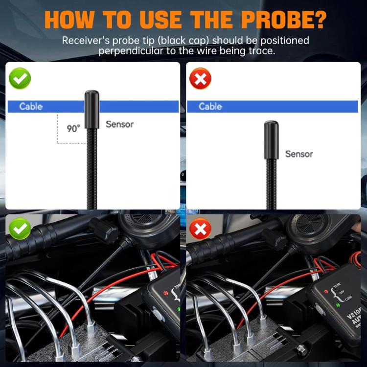 VDIAGTOOL 6-42V Automotive Circuit Tester – Durable Build, Easy to Use