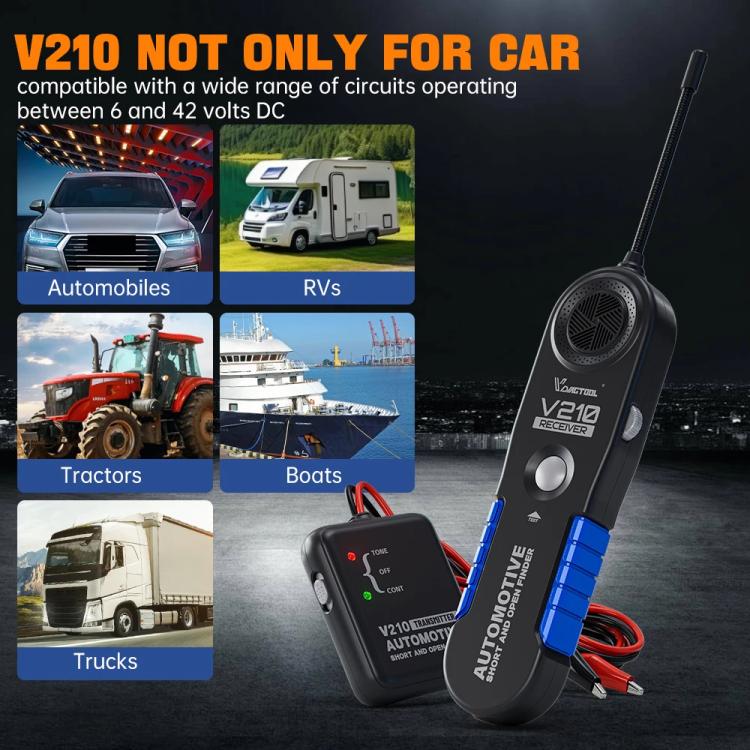 VDIAGTOOL 6-42V Automotive Circuit Tester – Durable Build, Easy to Use