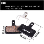 2pairs ZTTO Bicycle Disc Braking Pads Mountain Bike Semi-Metallic Resin Brake Pads, MS-01B, MS-01D, MS-01E, MS-01F, MS-02A, MS-02B, MS-02D, MS-02F, MS-03F, MS-04B, MS-05B, MS-05C, MS-07B, MS-07C, MS-07C With Hole, MS-08A, MS-08B, MS-11A, MS-11C, MS-11D...