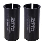 2pcs ZTTO Bicycle Seat Post Conversion Sleeve Reducer Cover, 25.4-27.2mm 001, 27.2-28.6mm 003, 27.2-30.4mm 004, 27.2-30.8mm 005, 27.2-31.6mm 006, 27.2-33.9mm 007, 31.8-34.9mm 008, 30.9-31.6mm 009, 25.4-30.9mm 010, 25.4-31.6mm 011, 27.2-30mm 012... –... 25.4-27.2mm 001 Black