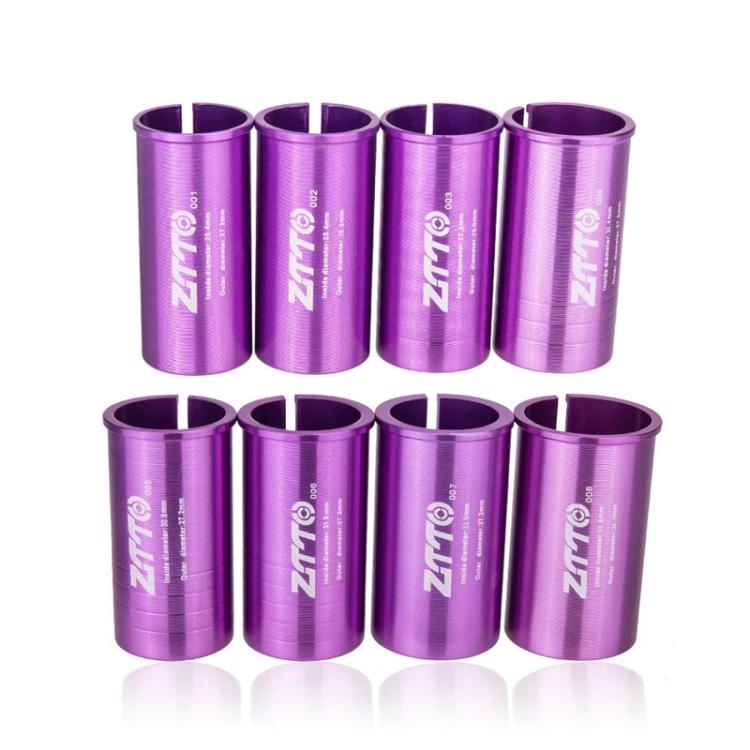 2pcs ZTTO Bicycle Seat Post Conversion Sleeve Reducer Cover, 28.6-31.8mm 014, 30.9-36mm 015, 31.6-33.9mm 016, 22.2-25.4mm 017, 33.9-34.9mm 018, 25.4-28.6mm 002
