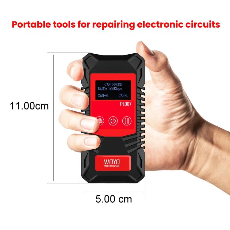 WOYO Handheld CAN/LIN/PWM Digital Communication Circuit Tester – Durable Build, Easy to Use