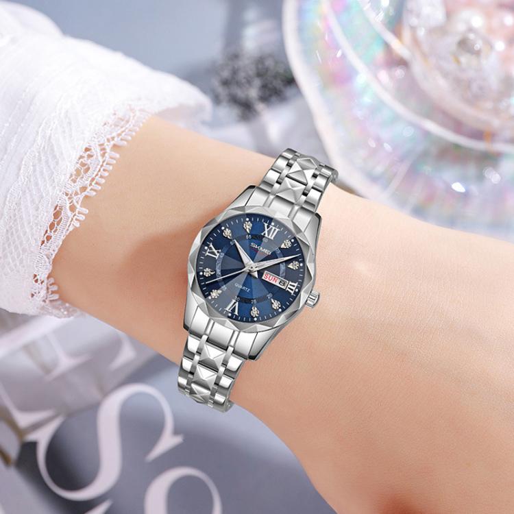 Business Casual Watches Diamond Case Luminous Waterproof Quartz Watch,...