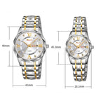 Business Casual Watches Diamond Case Luminous Waterproof Quartz Watch,...
