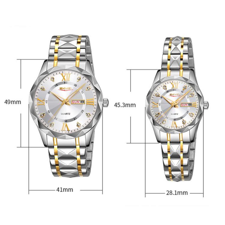 Business Casual Watches Diamond Case Luminous Waterproof Quartz Watch,...