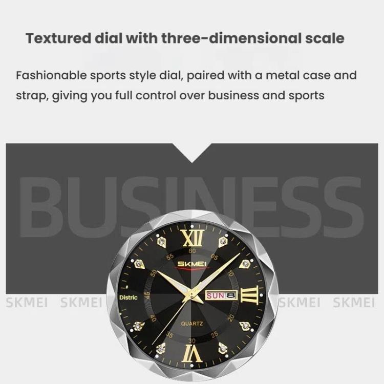 Business Casual Watches Diamond Case Luminous Waterproof Quartz Watch,...