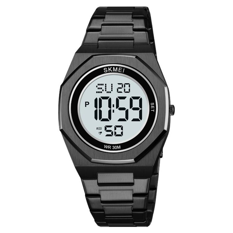 SKMEI 2479 Men Business Casual Multi-Function Chronograph Electronic Watch Black