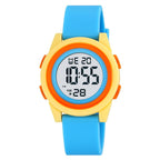 SKMEI 2429 Youth Electronic Watch Simple Outdoor Sports Watch Pink Blue