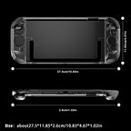 For Nintendo Switch 2 Crystal Shell Case Split Gamepad Transparent Protective Cover