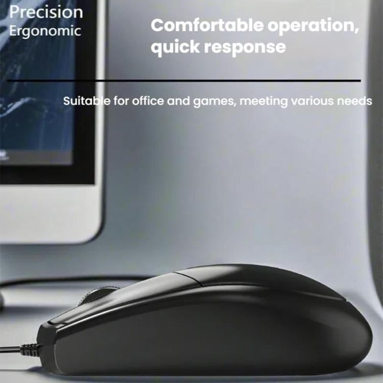 Chasing Leopard 316 1.5m Office Home Wired USB Optical Computer Mouse, 316 – Durable Build, Easy to Use