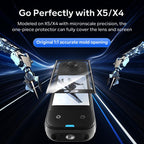 For Insta360 X5 / X4 aMagisn Tempered Glass Screen Protector Anti-Scratch 9H Hardness – Waterproof, Anti-Scratch, Tempered Glass
