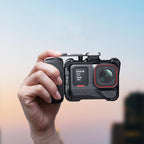 aMagisn Xplorer Grip Kit Street Vlogging Handle for DJI, Insta360, GoPro and Other Action Cameras, For Insta360, DJI Action, and GoPro For Insta360, DJI Action, and GoPro