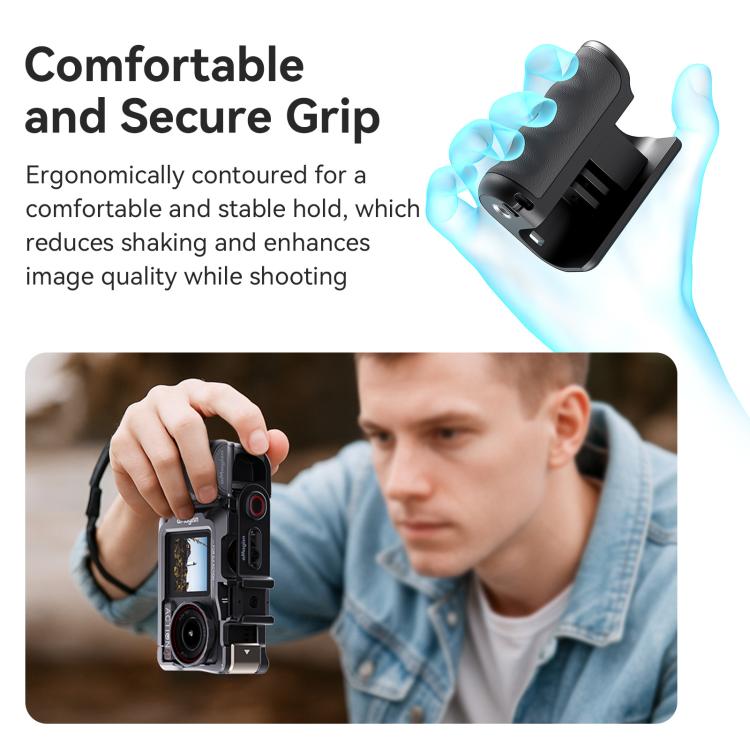 aMagisn Xplorer Grip Kit Street Vlogging Handle for DJI, Insta360, GoPro and Other Action Cameras, For Insta360, DJI Action, and GoPro