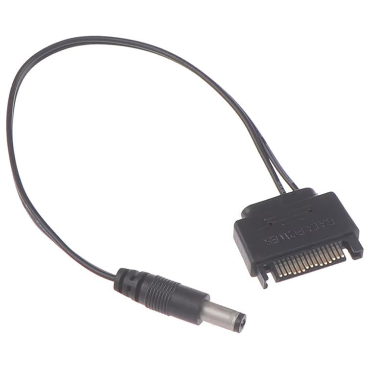 SATA Male To 5.5 x 2.1mm DC Connection Cable 12V Power Cable, 20cm – TPU 20cm