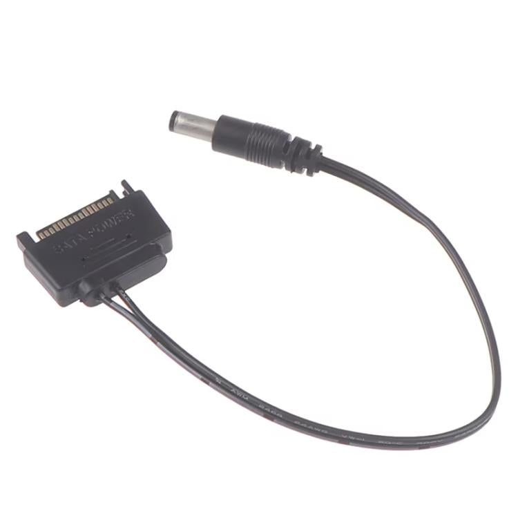 SATA Male To 5.5 x 2.1mm DC Connection Cable 12V Power Cable, 20cm – TPU