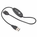 USB To Small 4 Pin Booster Cable Adjustable Speed USB To 12V Case Fan Cable, 50cm, 98cm – Durable Build, Easy to Use 50cm