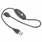 USB To Small 4 Pin Booster Cable Adjustable Speed USB To 12V Case Fan Cable, 50cm, 98cm – Durable Build, Easy to Use 50cm