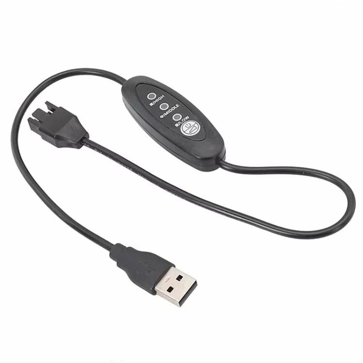 USB To Small 4 Pin Booster Cable Adjustable Speed USB To 12V Case Fan Cable, 50cm, 98cm – Durable Build, Easy to Use 98cm