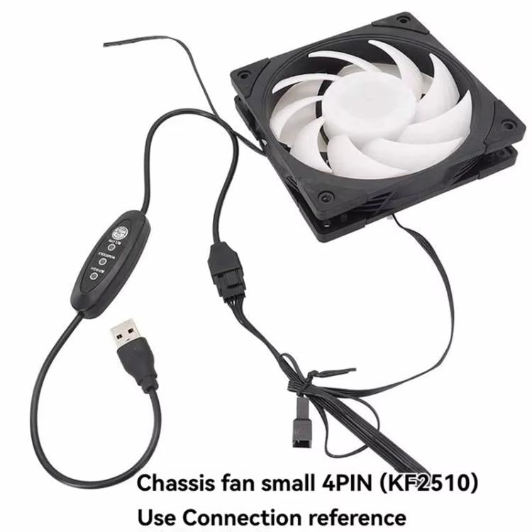 USB To Small 4 Pin Booster Cable Adjustable Speed USB To 12V Case Fan Cable, 50cm, 98cm – Durable Build, Easy to Use