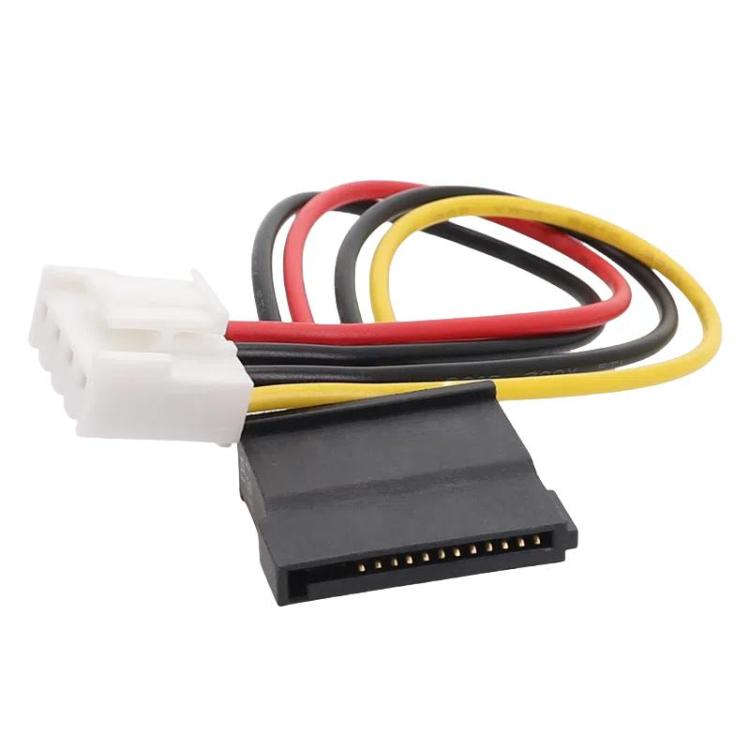 DVR Power Cable 4P To SATA 15P HDD Cable, 4P To SATA 15P – Durable Build, Easy to Use 4P To SATA 15P