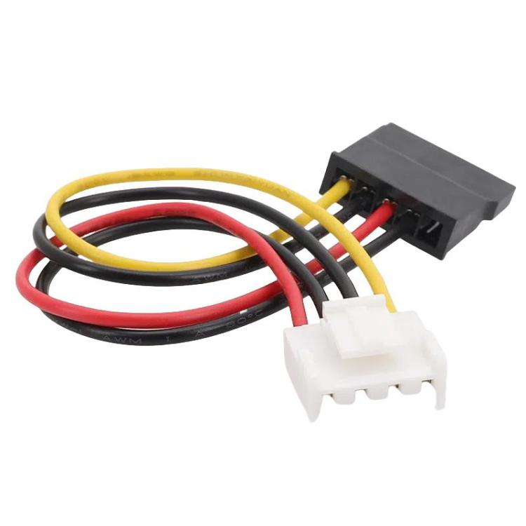 DVR Power Cable 4P To SATA 15P HDD Cable, 4P To SATA 15P – Durable Build, Easy to Use