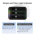 For Insta360 X5 Camera AMagisn Battery Charger Fast Charging Station For 3 Batteries Simultaneously