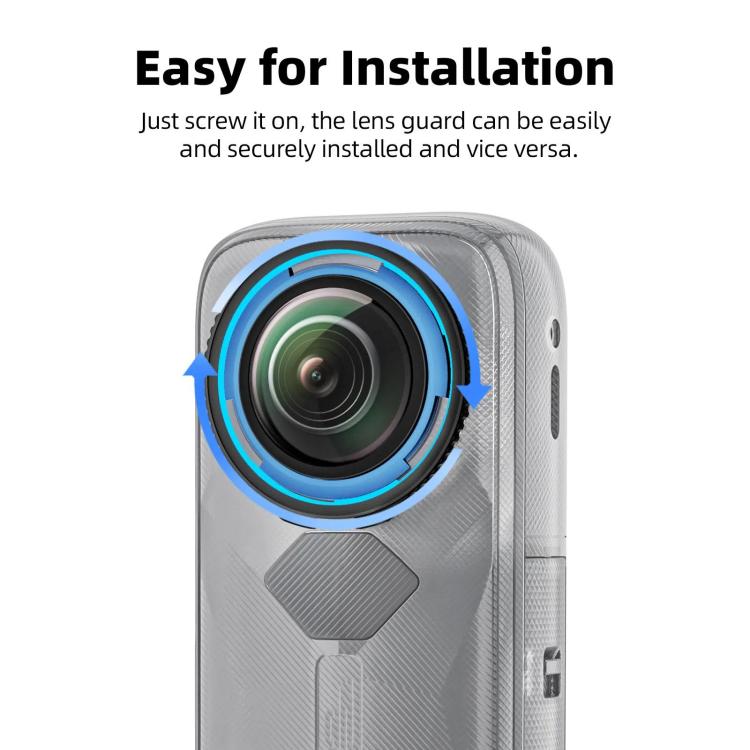 For Insta360 X5 Camera aMagisn Lens Guard Protector Detachable Anti-Scratch Glass Cover, Standard Edition – Anti-Scratch