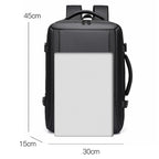 WEIXIER B759 Simple Expandable Men Shoulder Bag Large Capacity Laptop Backpacks – Wear-resistant