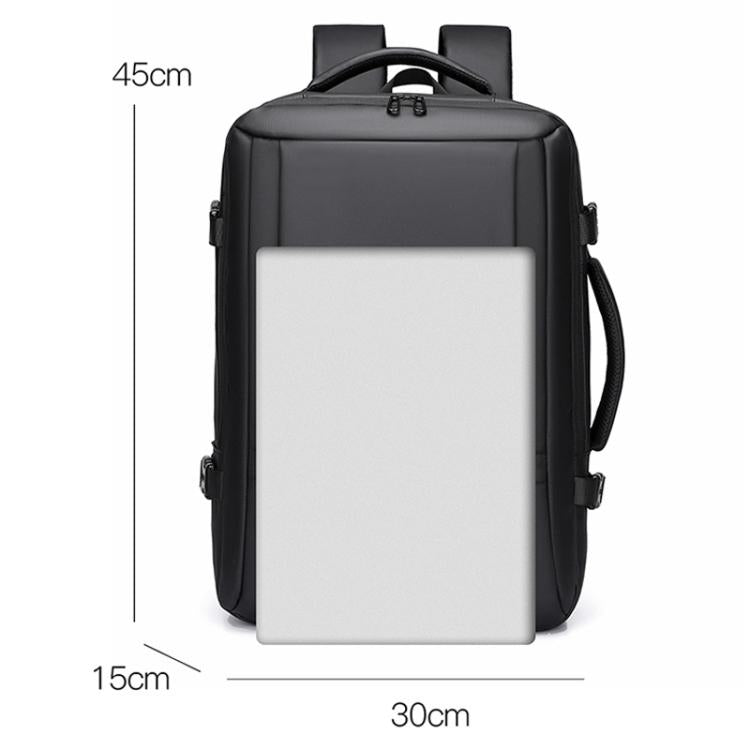 WEIXIER B759 Simple Expandable Men Shoulder Bag Large Capacity Laptop Backpacks – Wear-resistant