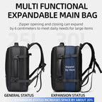 WEIXIER B759 Simple Expandable Men Shoulder Bag Large Capacity Laptop Backpacks – Wear-resistant