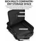 WEIXIER B759 Simple Expandable Men Shoulder Bag Large Capacity Laptop Backpacks – Wear-resistant
