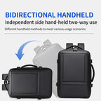WEIXIER B759 Simple Expandable Men Shoulder Bag Large Capacity Laptop Backpacks – Wear-resistant