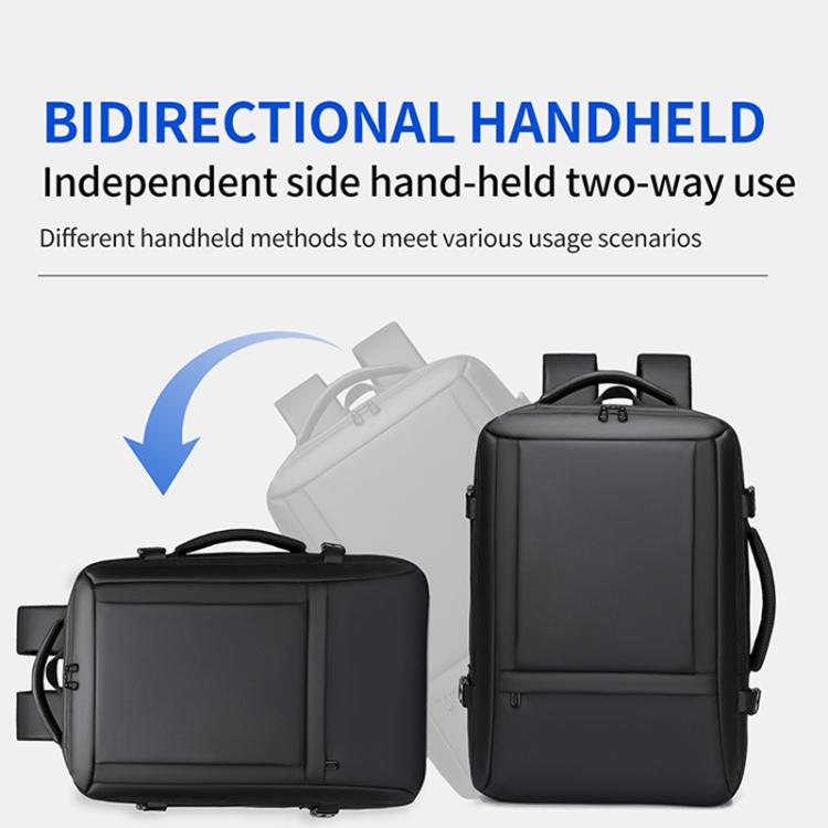 WEIXIER B759 Simple Expandable Men Shoulder Bag Large Capacity Laptop Backpacks – Wear-resistant