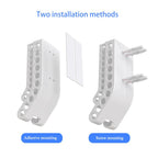 Wall-Mounted Battery Organizer Holds 10 AA & 10 AAA Batteries Space-Saving Battery Storage Rack