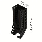 Wall-Mounted Battery Organizer Holds 10 AA & 10 AAA Batteries Space-Saving Battery Storage Rack