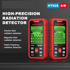 HABOTEST HT628B Multi-Field EMF Meter Rechargeable Electromagnetic Radiation Tester, HT628B – Waterproof, Magnetic