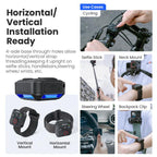 aMagisn Wireless Bluetooth Remote Control for Insta360, GoPro Hero Cameras & Smartphones - 50m Long Range, AM22