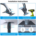 For Starlink Gen 3 / V4 Bracket Base Set, Curved Pole, Straight Pole – Wear-resistant