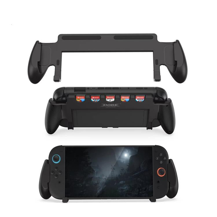 For Nintendo Switch 2 DOBE All-in-One Ergonomic Grip Case with Built-in Game Card Storage, TNS-3179 – Kickstand TNS-3179