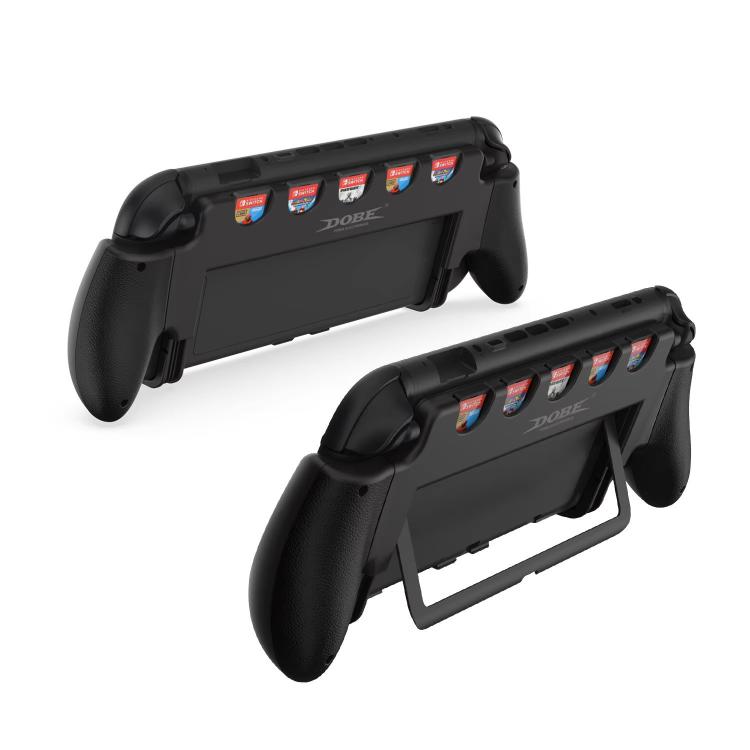 For Nintendo Switch 2 DOBE All-in-One Ergonomic Grip Case with Built-in Game Card Storage, TNS-3179 – Kickstand