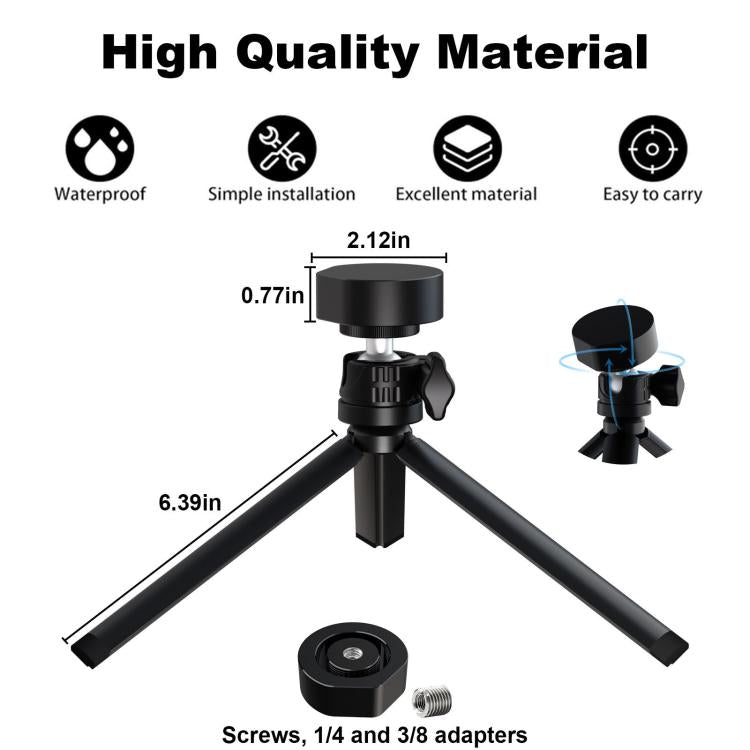For Starlink Mini 2024 Tripod With Gimbal Adapter, S2028 – Waterproof, Aluminum Alloy