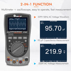 Oscilloscope Multimeter 200Msps Sampling Rate 40MHz Oscilloscope + Multimeter 2 In 1, ET827 – Durable Build, Easy to Use