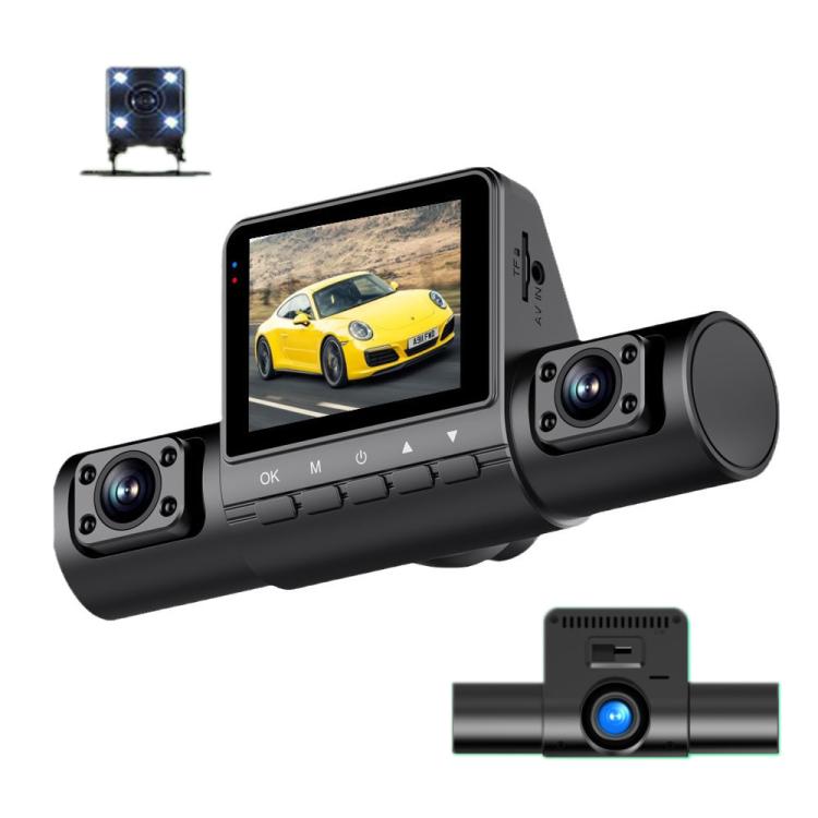 High-Definition 1080P Infrared Night Cision Parking Monitoring Driving Recorder, 3 Lenses, 4 Lenses, 4 Lenses + 32G – TPU 4 Lenses
