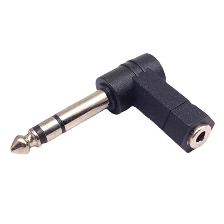 6.35mm To 3.5mm Plug 90 Degree Headphone Microphone Audio Adapter, 6.35mm To 3.5mm – TPU 6.35mm To 3.5mm