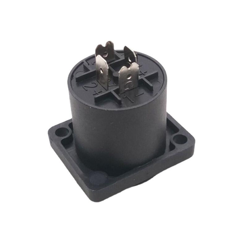 2pcs Speaker Ohm Socket Four-core Plug With Iron Piece – Durable Build, Easy to Use