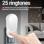 ANENG Home Intelligent Electronic Remote Control Waterproof Wireless Doorbell, One Press One Ring, One Press Two Rings, Two Presses One Ring