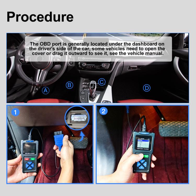 Car Fault Diagnostic Instrument OBD2 Car Engine Tester – Durable Build, Easy to Use